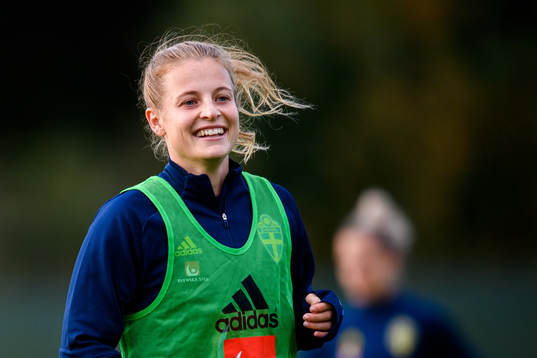 Anna Anvegård of the Swedish women's national football team