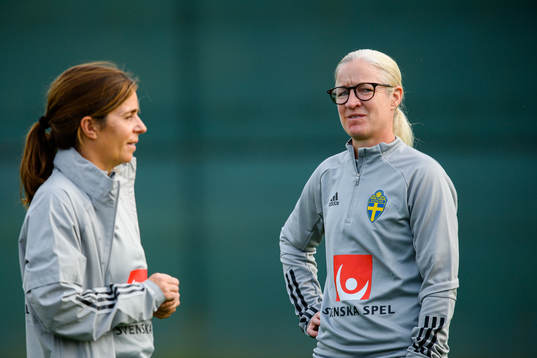 Victoria Sandell, assistant coach of the Swedish women's