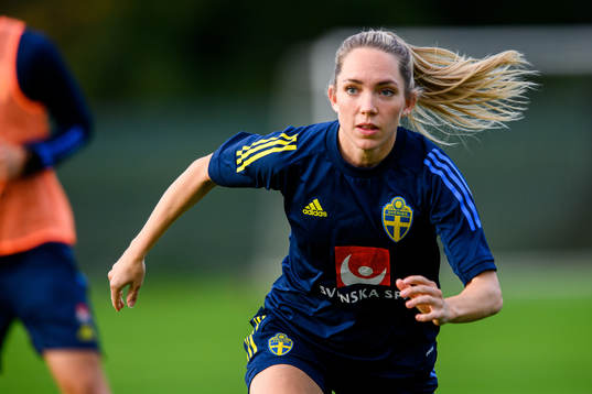 Elin Rubensson of the Swedish women's national football team