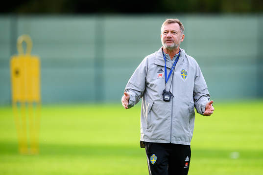 Peter Gerhardsson, head coach of the Swedish women's