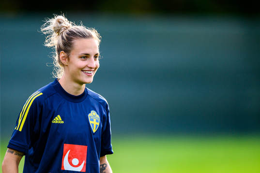 Nathalie Björn of the Swedish women's national football