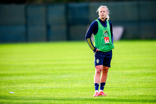 Hanna Glas of the Swedish women's national football team