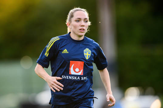 Elin Rubensson of the Swedish women's national football team