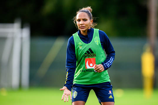 Madelen Janogy of the Swedish women's national football team