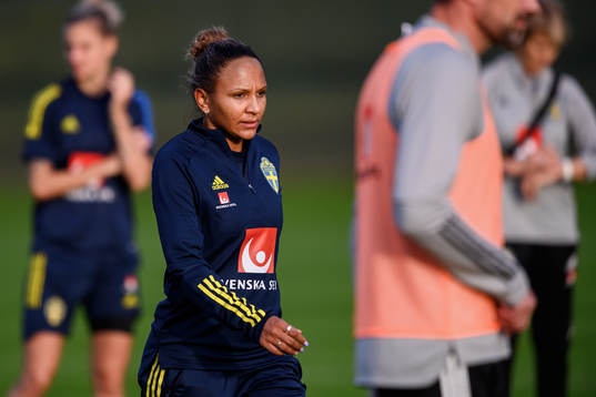 Madelen Janogy of the Swedish women's national football team