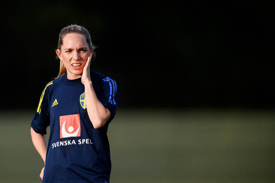 Elin Rubensson of the Swedish women's national football team