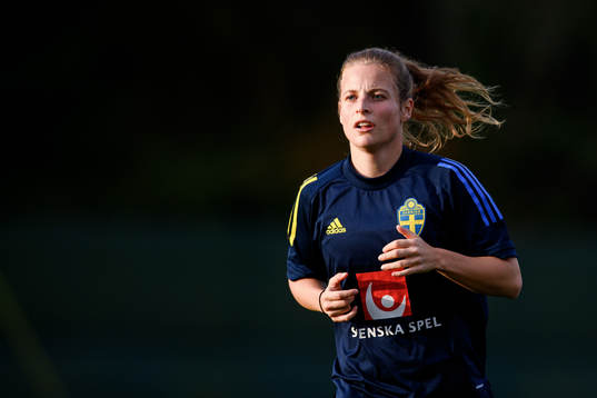 Anna Anvegård of the Swedish women's national football team