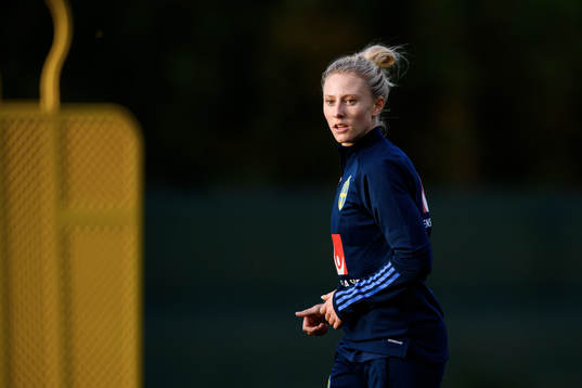 Rebecka Blomqvist of the Swedish women's national football