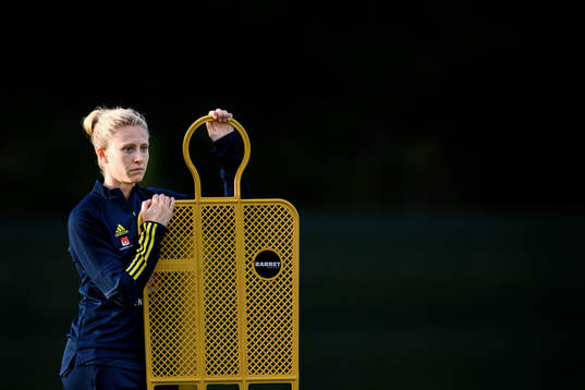 Rebecka Blomqvist of the Swedish women's national football