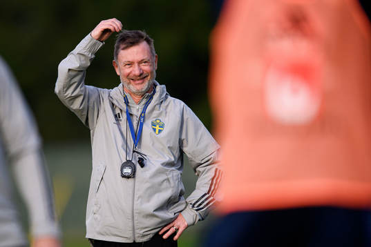 Peter Gerhardsson, head coach of the Swedish women's