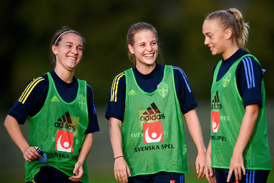 Julia Zigiotti Olme , Anna Anvegård and Hanna Bennison of