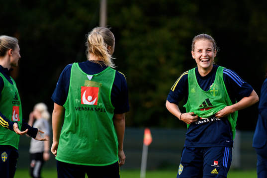 Anna Anvegård of the Swedish women's national football team