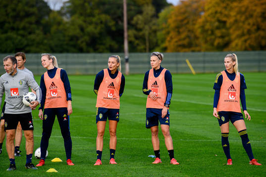 Amanda Ilestedt , Fridolina Rolfö , Lina Hurtig and Sofia