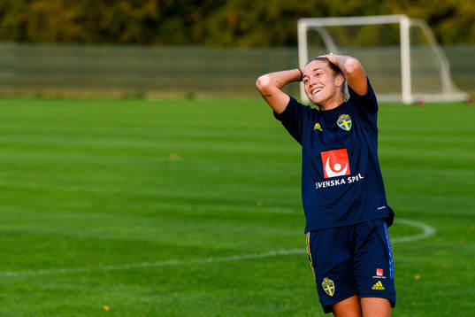 Filippa Angeldahl of the Swedish women's national football
