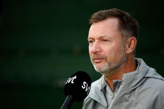 Peter Gerhardsson, head coach of the Swedish women's