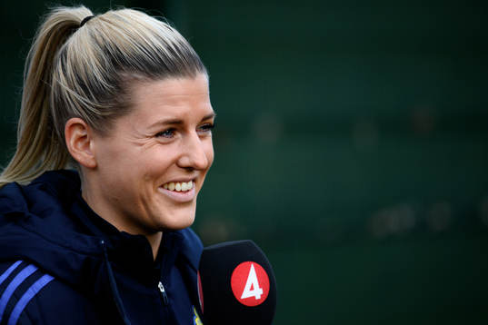 Olivia Schough of the Swedish women's national football