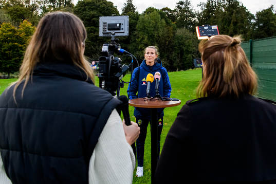 Emma Berglund of the Swedish women's national football team