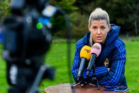Olivia Schough of the Swedish women's national football
