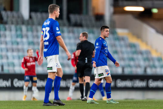 Trelleborgs Haris Brkic deppar