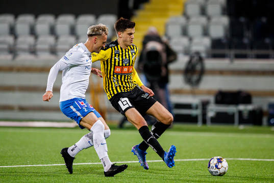 IFK Norrköpings Henrik Castegren och Häckens Alexander