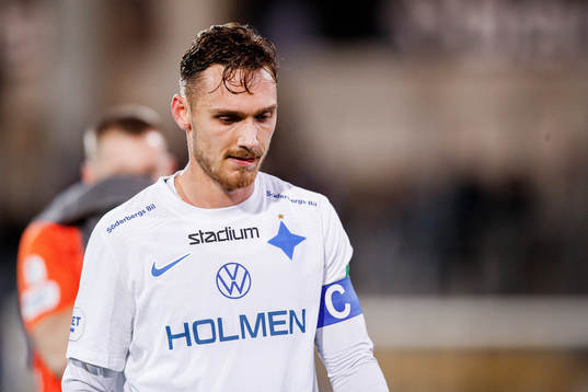 IFK Norrköpings Linus Wahlqvist deppar