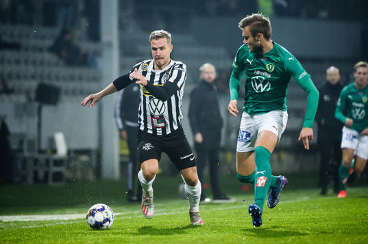Landskronas Linus Olsson och Jönköpings Marcus Degerlund