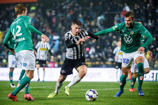 Landskronas Filip Olsson och Jönköpings Marcus Degerlund