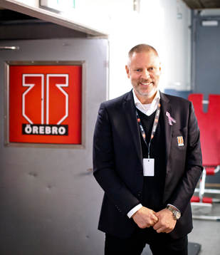 Porträtt på Örebro Hockeys VD Mikael Johansson
