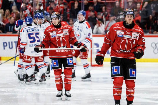 Örebros Joel Mustonen och Jani Lajunen deppar