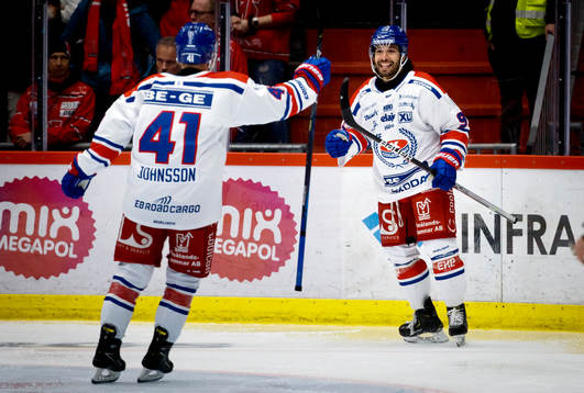 Oskarshamns Cameron Brace jublar vid 0-2