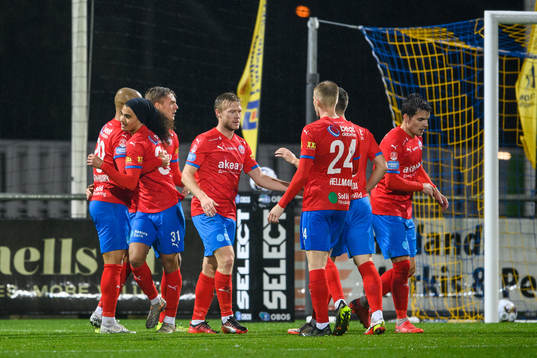 Helsingborgs Adam Kaied jublar