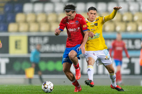 Helsingborgs Wilhelm Loeper och Falkenbergs Samuel Adrian