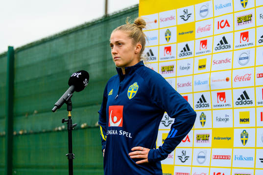 Filippa Angeldahl of the Swedish women's national football