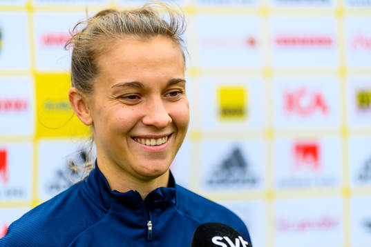 Julia Zigiotti Olme of the Swedish women's national