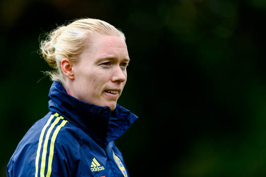 Goalkeeper Hedvig Lindahl of the Swedish women's national