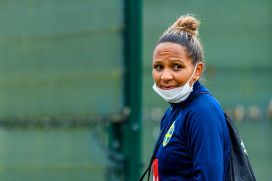 Madelen Janogy of the Swedish women's national football team