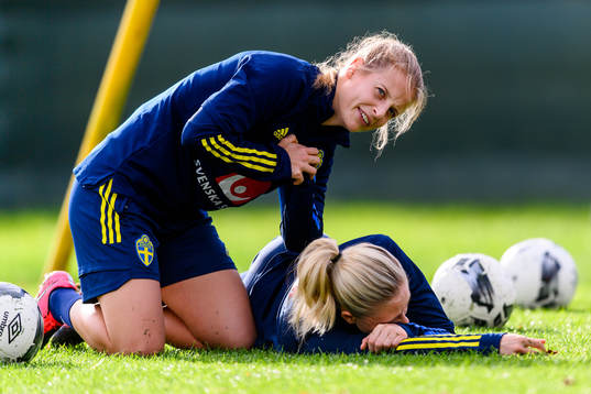 Anna Anvegård of the Swedish women's national football team