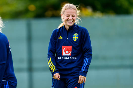 Anna Anvegård of the Swedish women's national football team