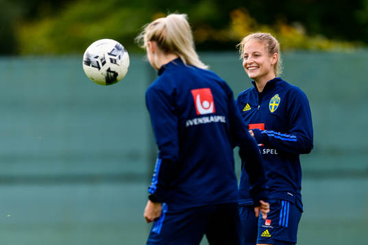 Anna Anvegård of the Swedish women's national football team