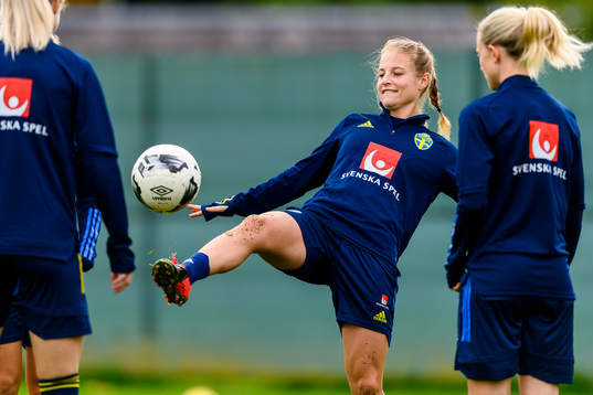 Anna Anvegård of the Swedish women's national football team