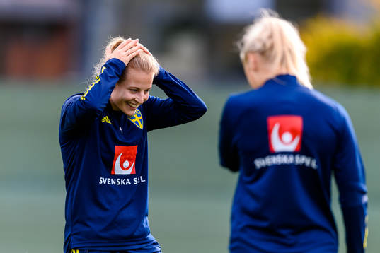 Anna Anvegård of the Swedish women's national football team
