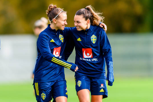 Julia Zigiotti Olme and Johanna Rytting Kaneryd of the