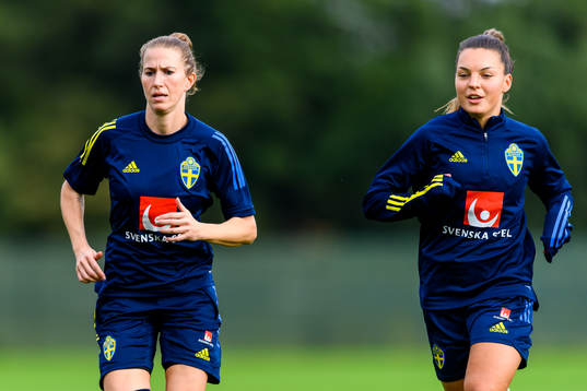 Emma Berglund and Johanna Rytting Kaneryd of the Swedish