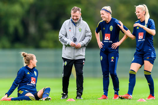 Filippa Angeldahl, Peter Gerhardsson, head coach, Olivia