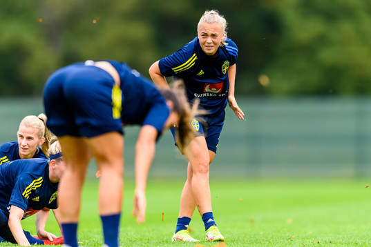 Hanna Bennison of the Swedish women's national football team
