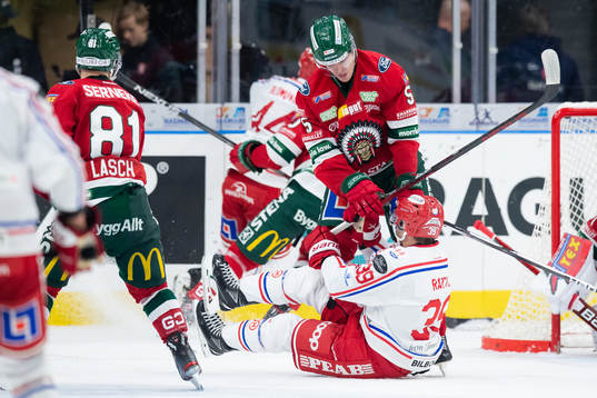 Frölundas Filip Johansson och Timrås Ty Rattie