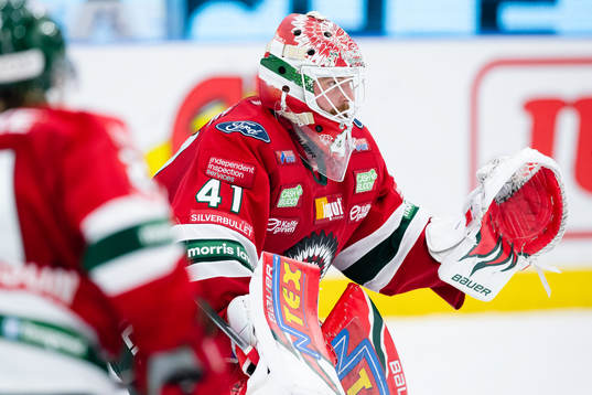 Frölundas målvakt Niklas Rubin