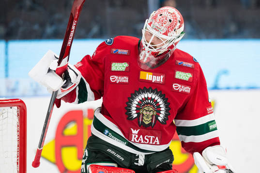 Frölundas målvakt Niklas Rubin