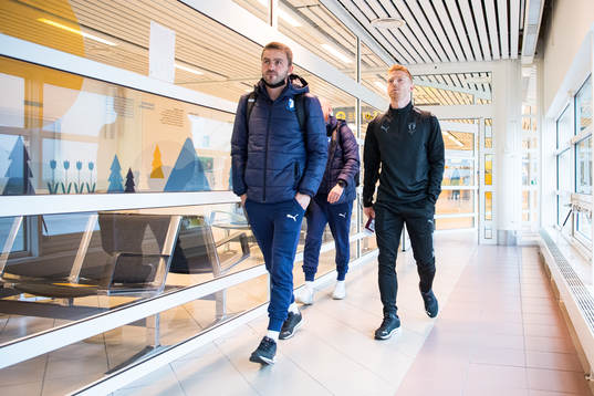 Anders Christiansen (r) of Malmö FF