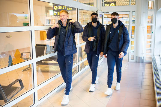 Players of Malmö FF youth team